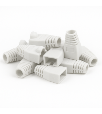 Dźwigar kablowy DANICOM RJ45 biały - 10 sztuk