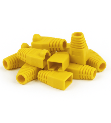 DANICOM Belka kablowa RJ45 żółta - 10 sztuk