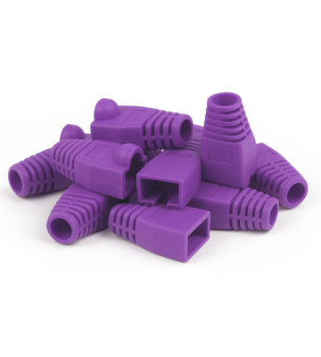 Dźwigar kablowy DANICOM RJ45 fioletowy - 10 sztuk