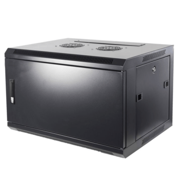 Szafka ścienna 4U z drzwiami metalowymi 600x600x280mm (szer. x gł. x wys.)