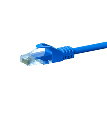 Kabel krosowy UTP CAT5e 2m niebieski - 100% miedź