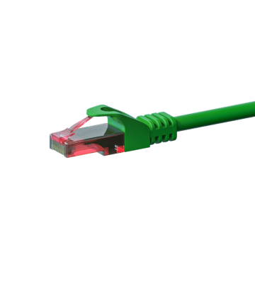 Kabel krosowy UTP CAT6 2m zielony - 100% miedź