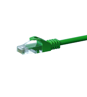 Kabel krosowy UTP CAT5e 50m zielony - 100% miedź
