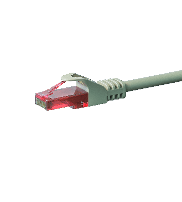 Kabel krosowy UTP CAT6 15m szary - 100% miedź
