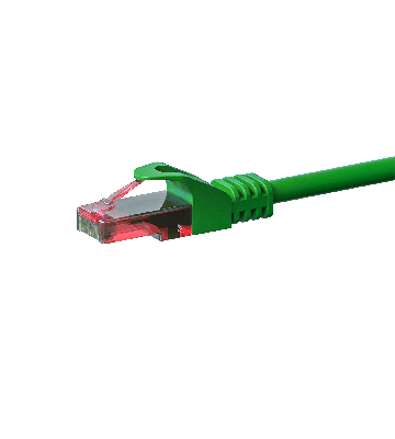 Kabel krosowy UTP CAT6 3m zielony - 100% miedź
