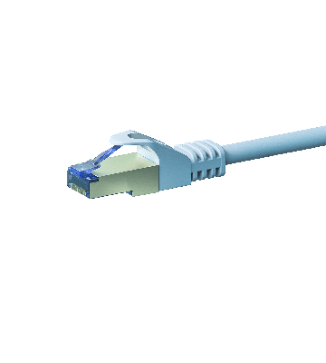 Kabel krosowy CAT6a S/FTP (PIMF) 10m biały