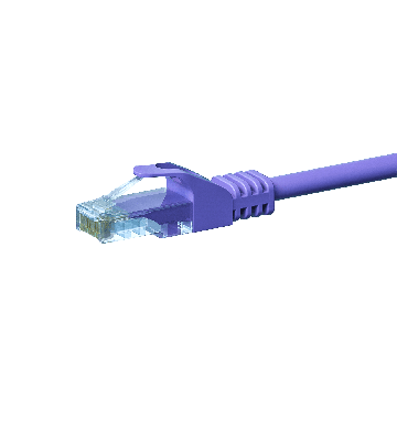 Kabel krosowy UTP CAT5e 10m fioletowy - CCA