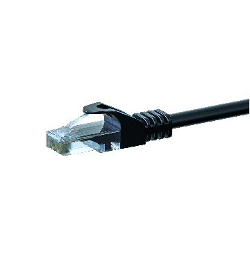 Kabel krosowy UTP CAT6 15m czarny - CCA