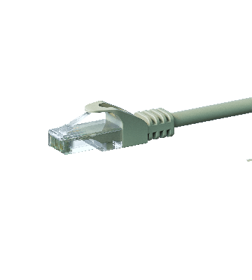 Kabel krosowy UTP CAT6 1m szary - CCA