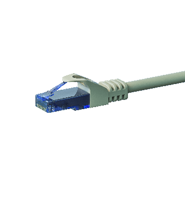 Kabel krosowy UTP CAT6a 1,50 m szary - 100% miedź