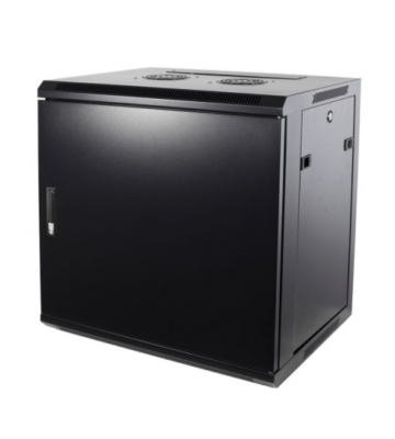 Szafka ścienna 9U z drzwiami metalowymi 600x450x500mm (szer. x gł. x wys.)
