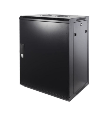Szafka ścienna 15U z drzwiami metalowymi 600x450x770mm (szer. x gł. x wys.)
