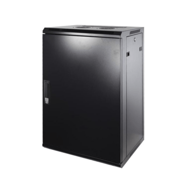 Szafka ścienna 18U z drzwiami metalowymi 600x450x900mm (szer. x gł. x wys.)