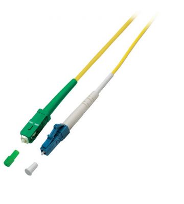 Kabel światłowodowy OS2 simplex SC/APC-LC 15m