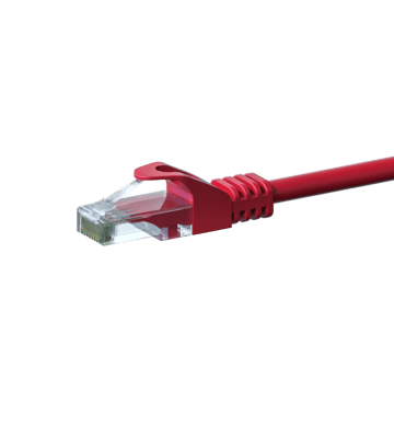 Kabel krosowy UTP CAT6 2m czerwony - CCA