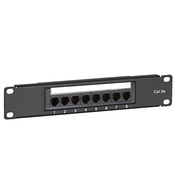 10-calowy panel krosowy UTP CAT5e - 8 portów