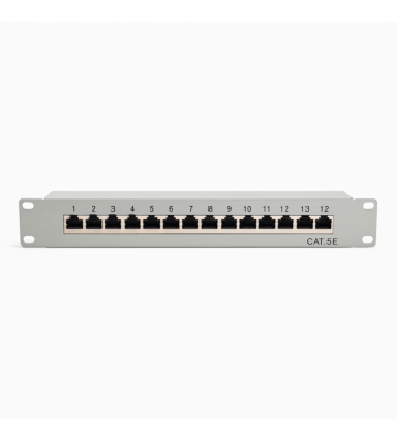 Panel krosowy STP Cat5 10 cali 12 portów