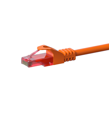 Kabel krosowy UTP CAT6 5m pomarańczowy - 100% miedź