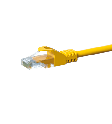Kabel krosowy UTP CAT5e 2m żółty - CCA