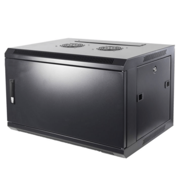 Szafka ścienna 4U z drzwiami metalowymi 600x450x280mm (szer. x gł. x wys.)