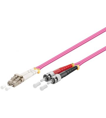 Kabel światłowodowy LC-ST OM4 1m