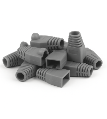 DANICOM Dźwigar kablowy RJ45 szary - 10 sztuk