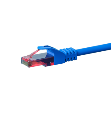 Kabel krosowy UTP CAT6 2m niebieski - 100% miedź