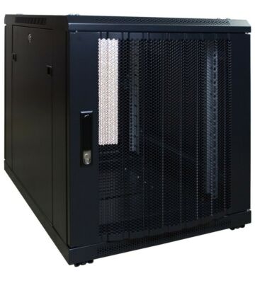 Mini szafa serwerowa 12U z drzwiami perforowanymi 600x600x720mm (szer. x gł. x wys.)
