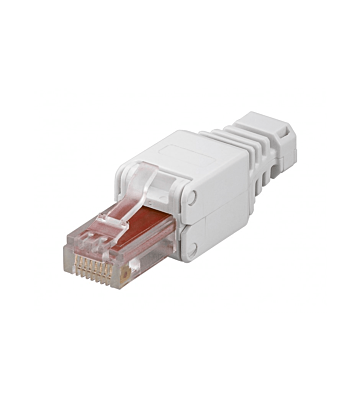 Złącze RJ45 DANICOM UTP CAT6a beznarzędziowe – do elastycznego i sztywnego rdzenia