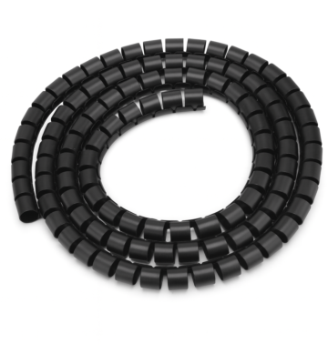 Spiralna opaska do kabli 20 m – plastikowa do zarządzania kablami