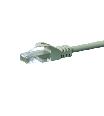 Kabel krosowy UTP CAT5e 10m szary - 100% miedź