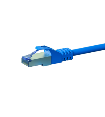 Kabel krosowy CAT6a S/FTP (PIMF) 3m niebieski