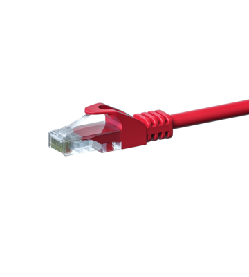 Kabel krosowy UTP CAT5e 1,50 m czerwony - CCA