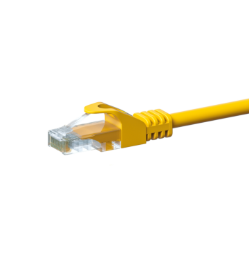 Kabel krosowy UTP CAT5e 10m żółty - CCA