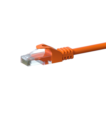 Kabel krosowy UTP CAT6 15m pomarańczowy - CCA