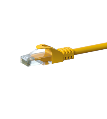 Kabel krosowy UTP CAT6 7,50 m żółty - CCA