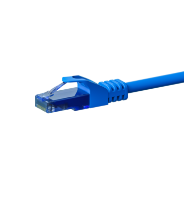 Kabel krosowy UTP CAT6a 20m niebieski - 100% miedź