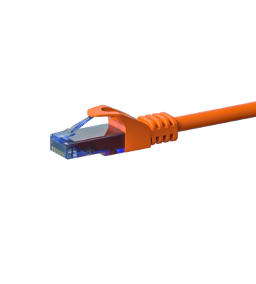 Kabel krosowy UTP CAT6a 10m pomarańczowy - 100% miedź