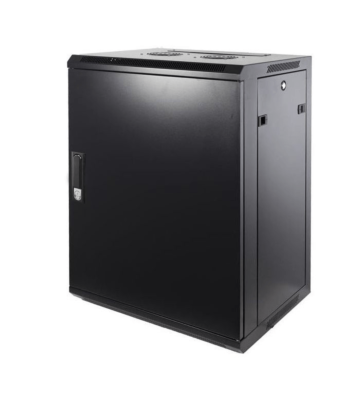 Szafka ścienna 15U z drzwiami metalowymi 600x450x770mm (szer. x gł. x wys.)