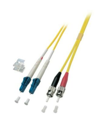 Kabel światłowodowy dupleksowy OS2 LC-ST 0,50m
