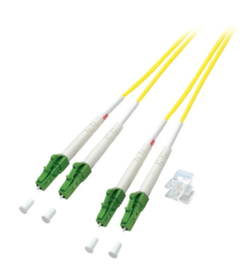 Kabel światłowodowy dupleksowy OS2 LC/APC-LC/APC 20m
