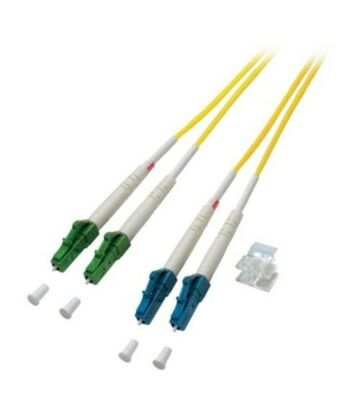 Kabel światłowodowy dupleksowy OS2 LC/APC-LC 1m