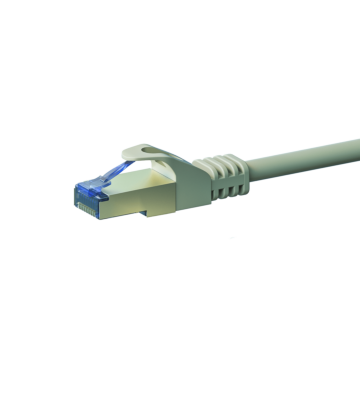 Kabel krosowy CAT6a S/FTP (PIMF) 5m szary