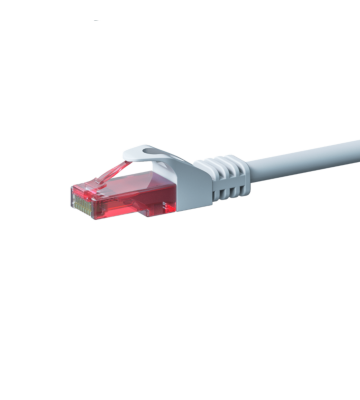 Kabel krosowy UTP CAT6 15m biały - 100% miedź