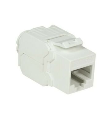 Złącze Keystone CAT6a UTP - beznarzędziowe - białe