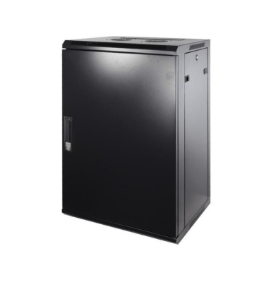 Szafka ścienna 18U z drzwiami metalowymi 600x600x900mm (szer. x gł. x wys.)