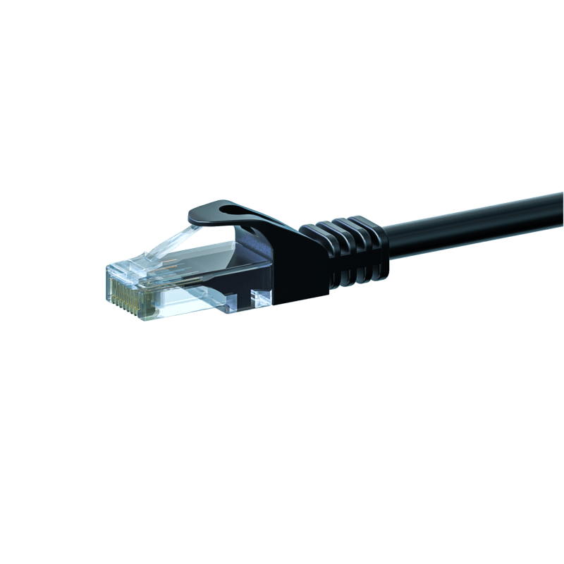 Kabel krosowy UTP CAT6 2m czarny - CCA