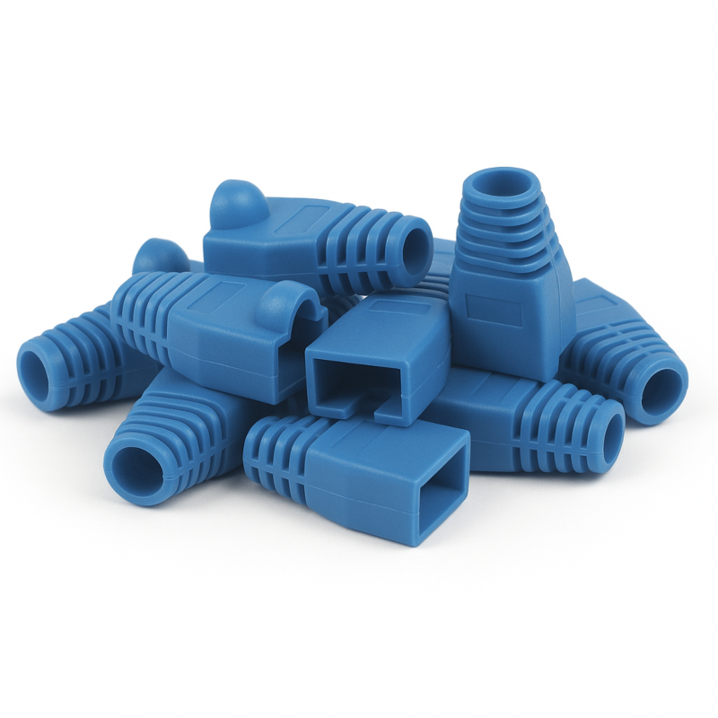 Dźwigar kablowy DANICOM RJ45 niebieski - 10 sztuk