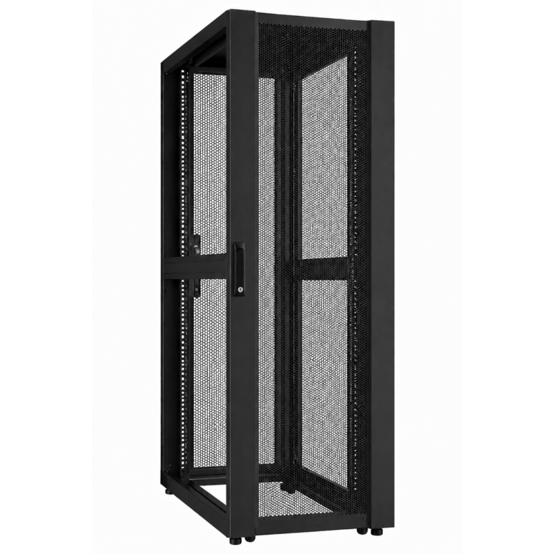 Szafa serwerowa Datacenter 48U z drzwiami perforowanymi 800x1000x2250mm (szer. x gł. x wys.)