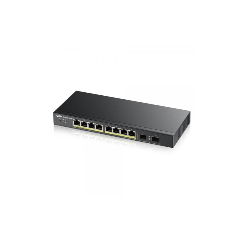Zyxel 8-portowy GS1900 inteligentny zarządzany przełącznik PoE+